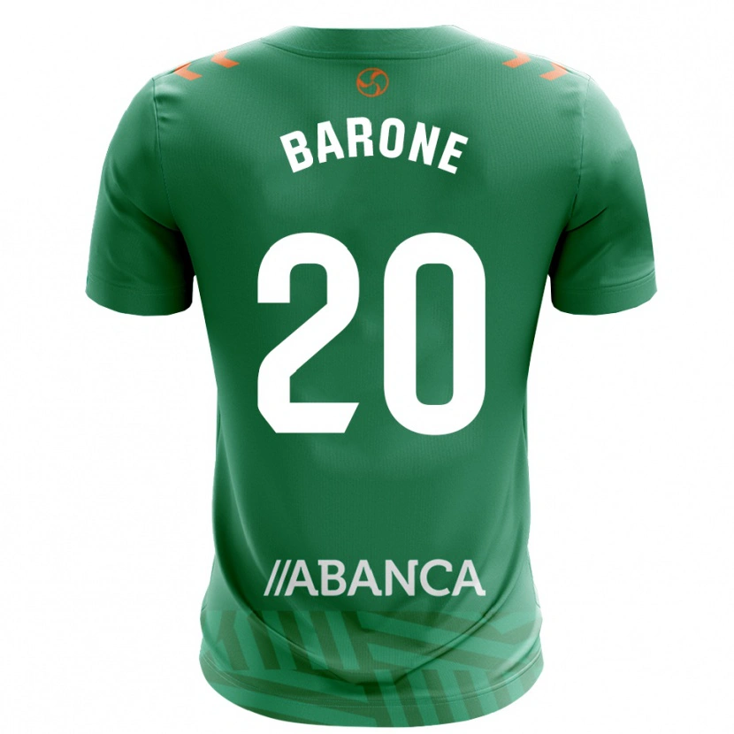 Danxen Męski Caio Barone #20 Zielono Biały Koszulka Bramkarska 2025/26
