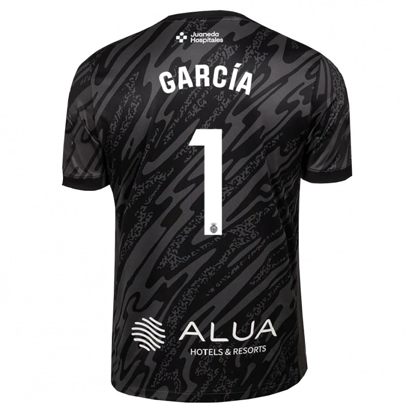 Danxen Męski Pere García #1 Ciemno Szaro Czarny Koszulka Bramkarska 2025/26