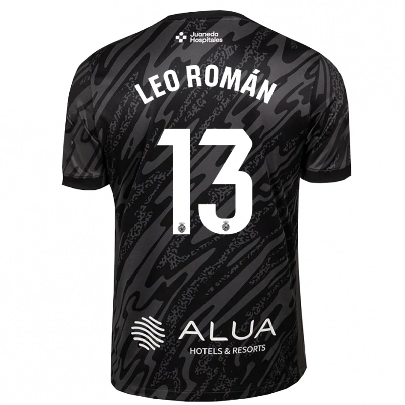 Danxen Męski Leo Román #13 Ciemno Szaro Czarny Koszulka Bramkarska 2025/26