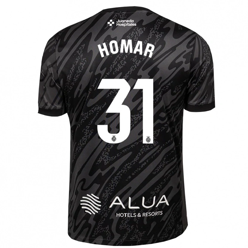Danxen Męski Gaspar Homar #31 Ciemno Szaro Czarny Koszulka Bramkarska 2025/26