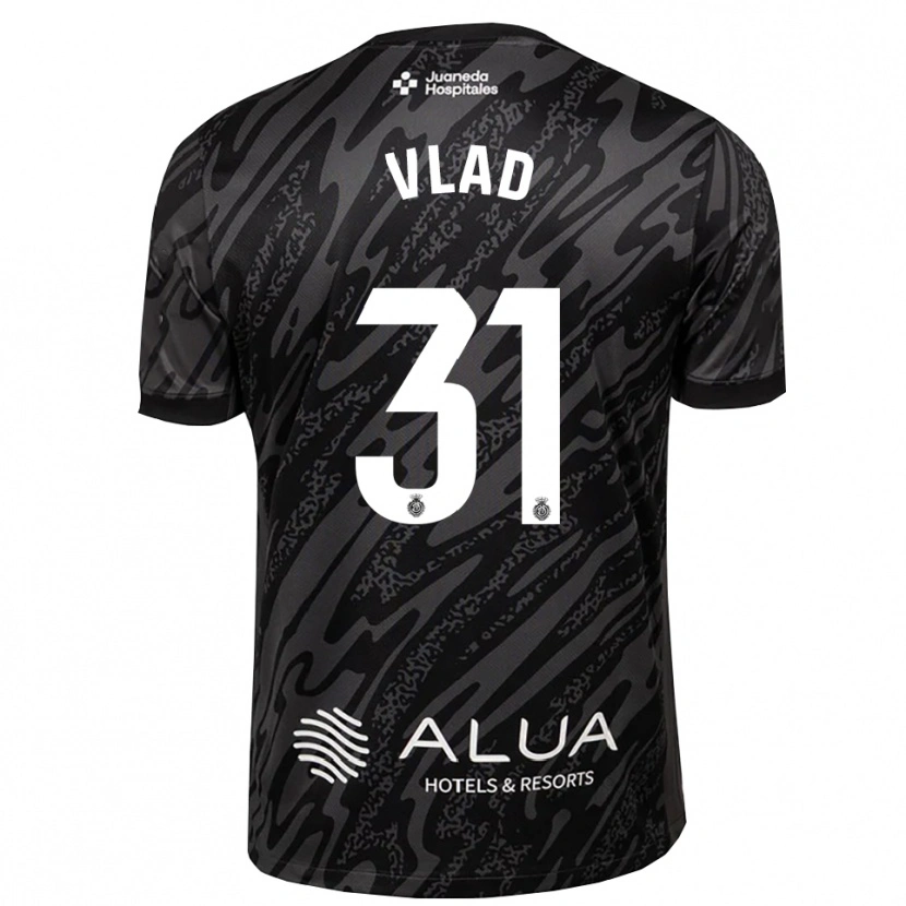 Danxen Męski Rares Vlad #31 Ciemno Szaro Czarny Koszulka Bramkarska 2025/26