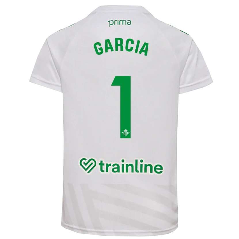 Danxen Męski Germán García #1 Biało Zielony Koszulka Bramkarska 2025/26