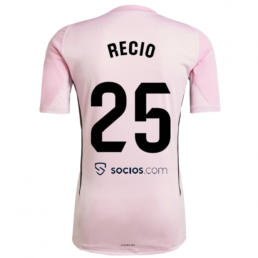 Danxen Męski Sergio Recio #25 Różowo Czarny Koszulka Bramkarska 2025/26