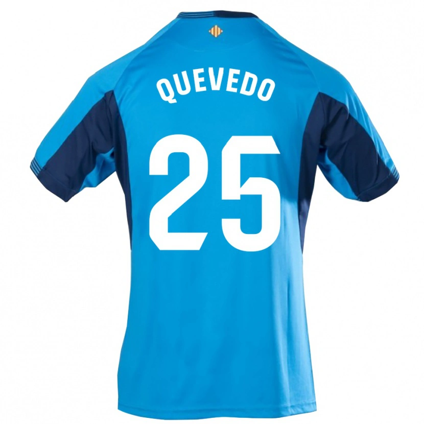 Danxen Męski Alex Quevedo #25 Niebiesko Biały Koszulka Bramkarska 2025/26