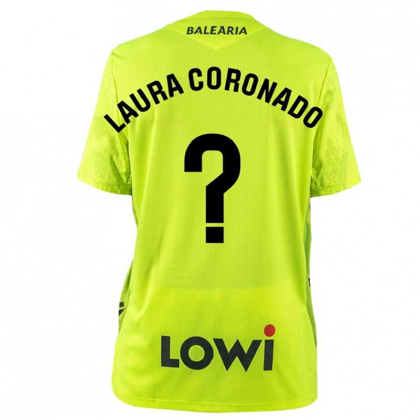 Danxen Męski Laura Coronado Vilchez #0 Fluorescencyjnie Zielono Czarny Koszulka Bramkarska 2025/26