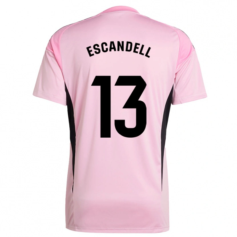 Danxen Męski Aarón Escandell #13 Różowo Czarny Koszulka Bramkarska 2025/26