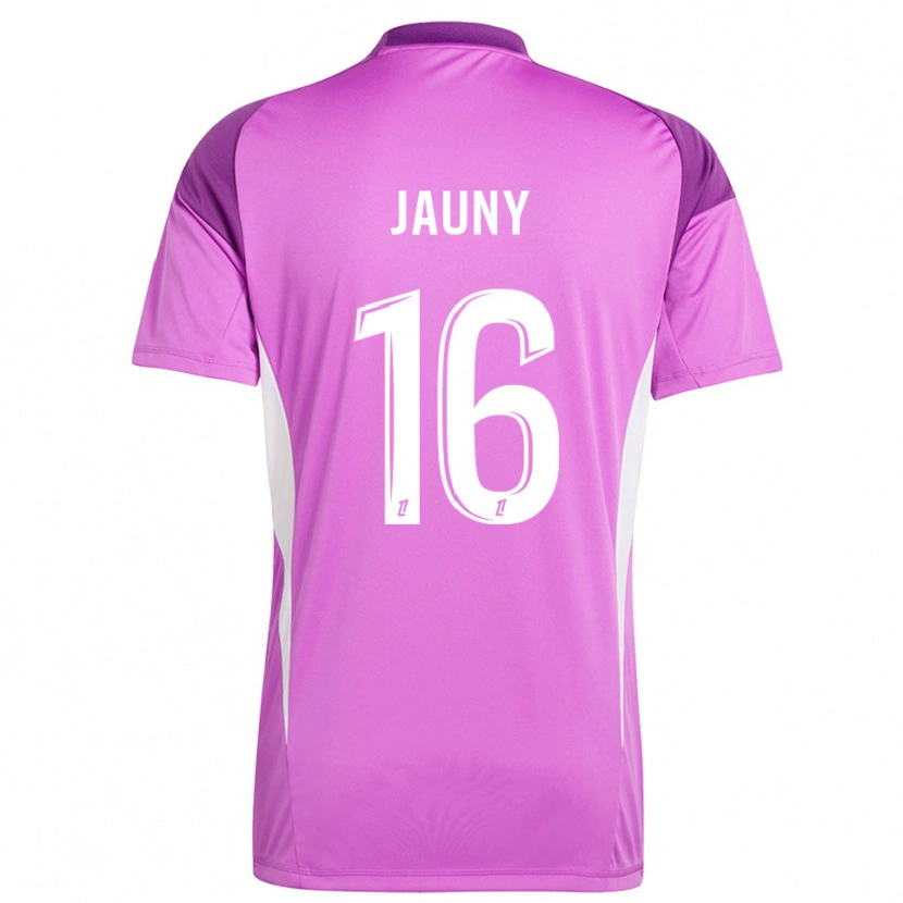 Danxen Męski Noah Jauny #16 Liliowo Biały Koszulka Bramkarska 2025/26