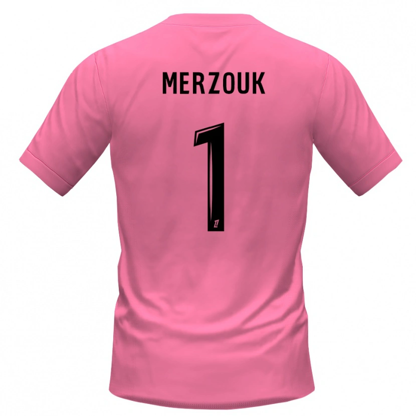 Danxen Męski Samy Merzouk #1 Różowo Czarny Koszulka Bramkarska 2025/26