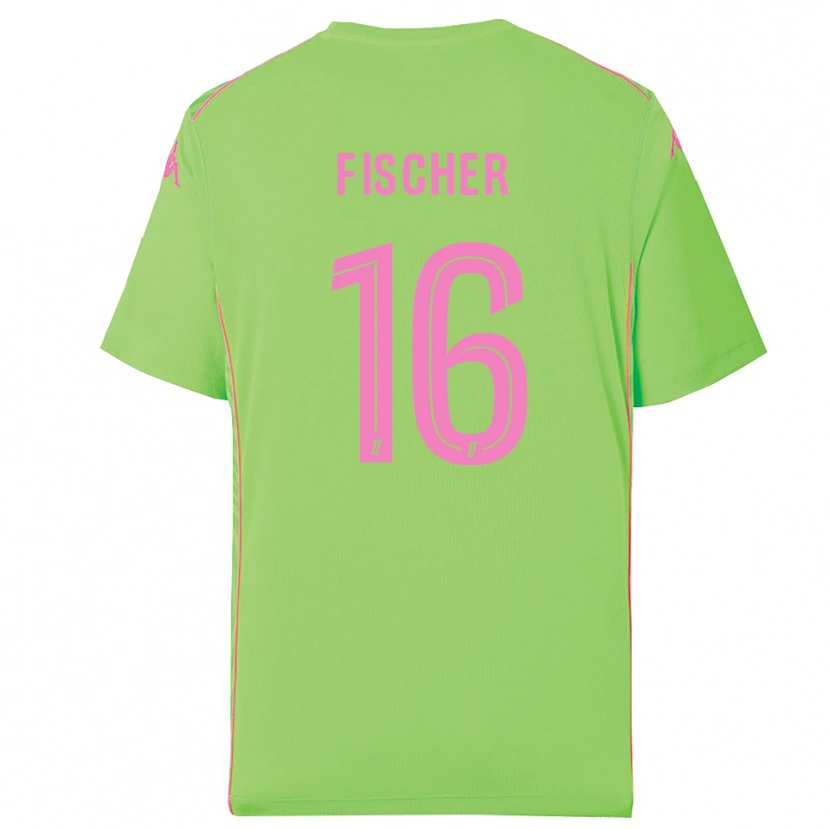 Danxen Męski Jonathan Fischer #16 Blado Zielony Koszulka Bramkarska 2025/26