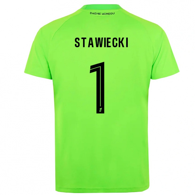Danxen Męski Jules Stawiecki #1 Zielono Czarny Koszulka Bramkarska 2025/26