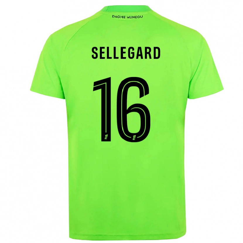Danxen Męski Alexander Sellegard #16 Zielono Czarny Koszulka Bramkarska 2025/26