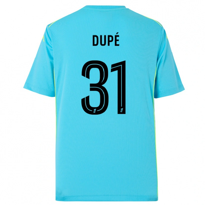 Danxen Męski Maxime Dupé #31 Błękitny Czarny Koszulka Bramkarska 2025/26