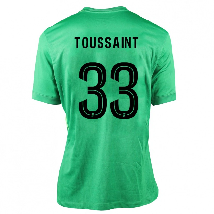 Danxen Męski Océane Toussaint #33 Zielono Czarny Koszulka Bramkarska 2025/26