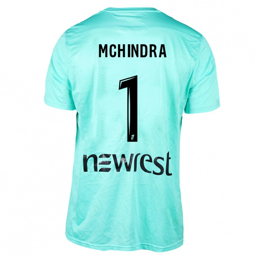 Danxen Męski Naime Said Mchindra #1 Aqua Czarny Koszulka Bramkarska 2025/26