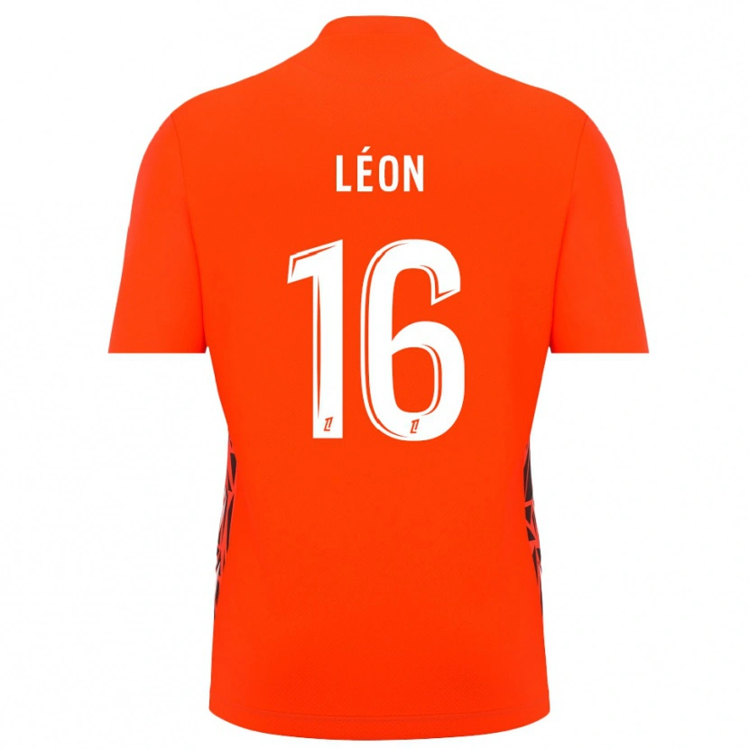 Danxen Męski Donovan Léon #16 Pomarańczowo-Biały Koszulka Bramkarska 2025/26