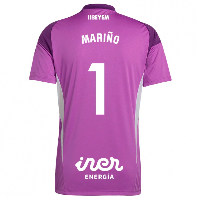 Danxen Męski Diego Mariño #1 Liliowo Fioletowy Koszulka Bramkarska 2025/26