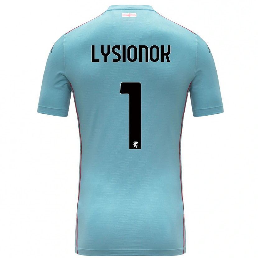 Danxen Męski Ernestas Lysionok #1 Niebieski Szary Koszulka Bramkarska 2025/26