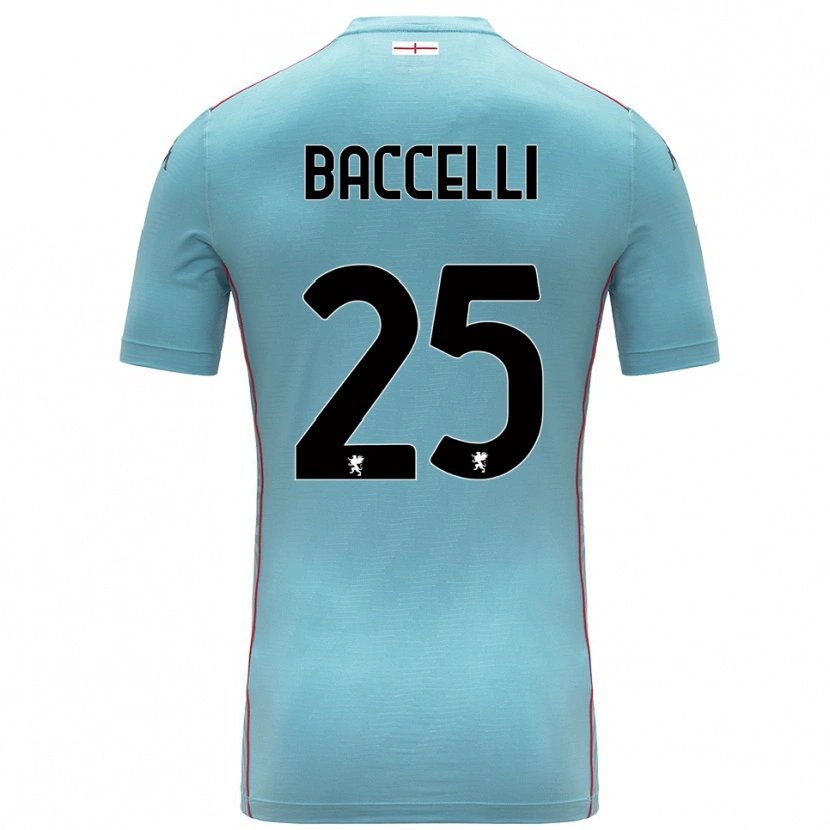 Danxen Męski Pietro Baccelli #25 Niebieski Szary Koszulka Bramkarska 2025/26