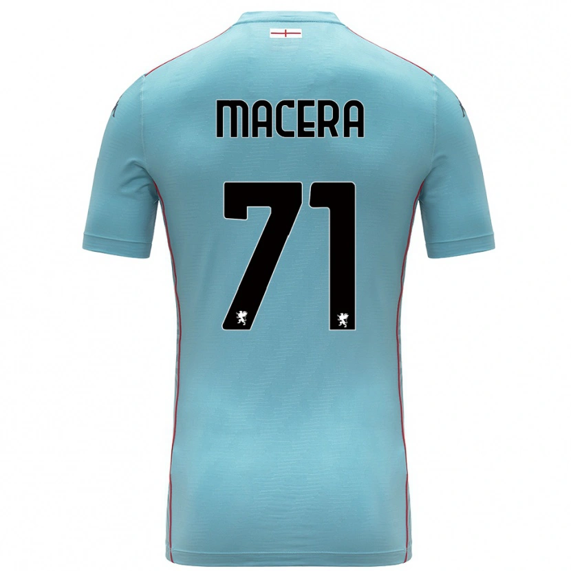 Danxen Męski Matilde Macera #71 Niebieski Szary Koszulka Bramkarska 2025/26