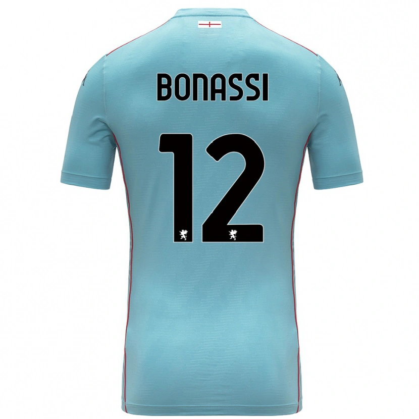 Danxen Męski Lorenzo Bonassi #12 Niebieski Szary Koszulka Bramkarska 2025/26