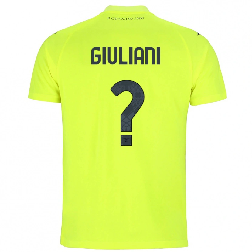 Danxen Męski Alessio Giuliani #0 Fluorescencyjny Zielony Koszulka Bramkarska 2025/26