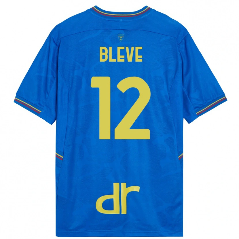 Danxen Męski Daniele Bleve #12 Królewski Niebieski Brązowy Koszulka Bramkarska 2025/26