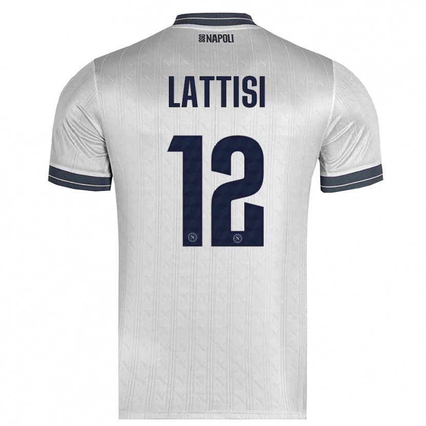Danxen Męski Francesco Lattisi #12 Jasnoszary Koszulka Bramkarska 2025/26