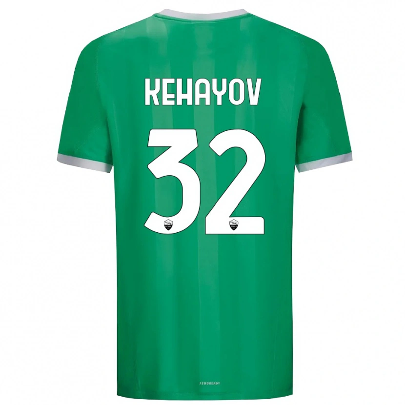 Danxen Męski Atanas Kehayov #32 Zielony Biały Koszulka Bramkarska 2025/26