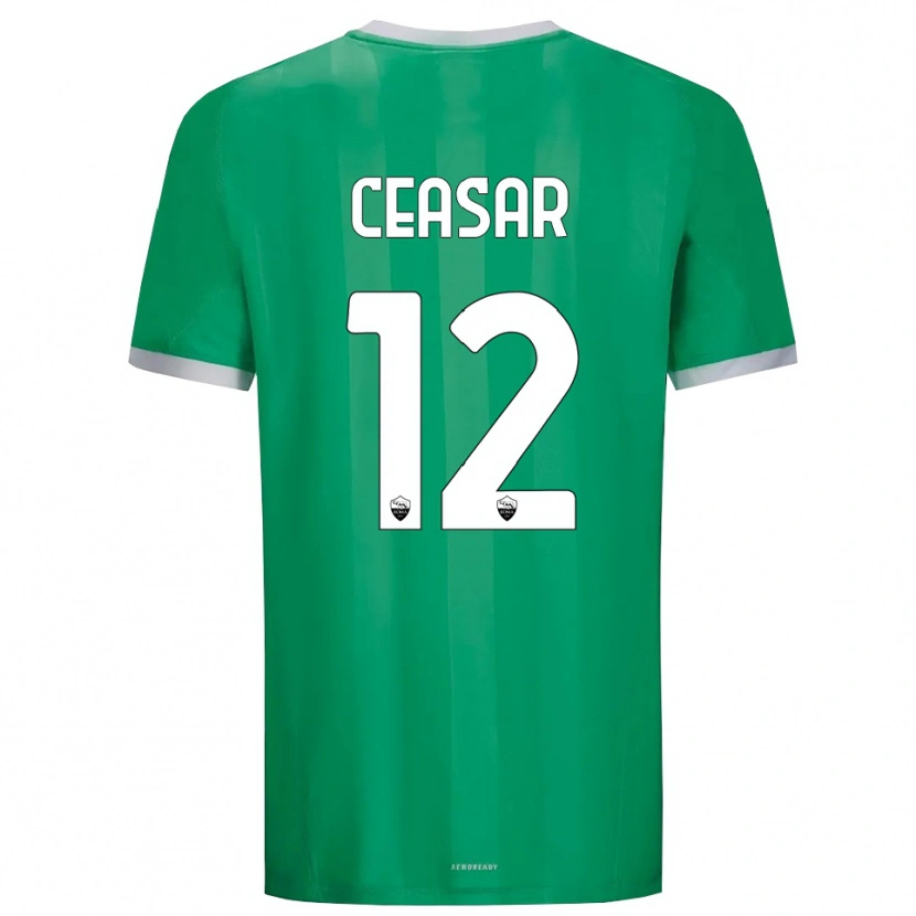 Danxen Męski Camelia Ceasar #12 Zielony Biały Koszulka Bramkarska 2025/26