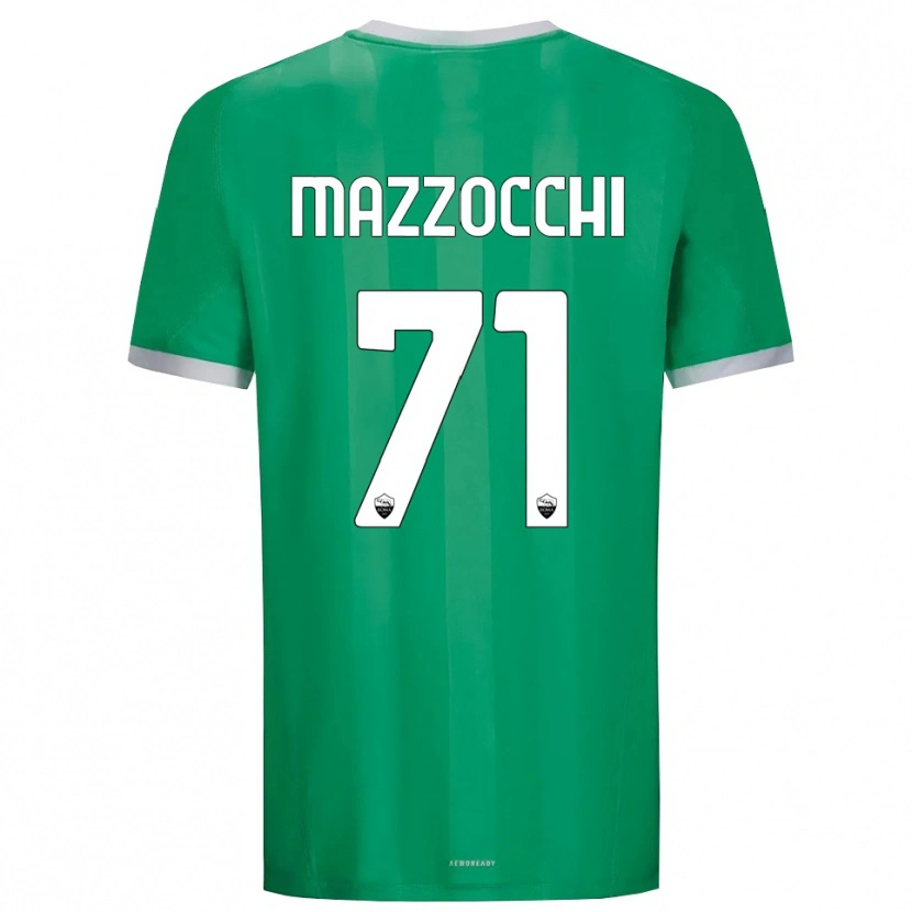 Danxen Męski Giulia Mazzocchi #71 Zielony Biały Koszulka Bramkarska 2025/26