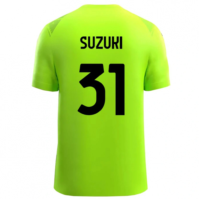 Danxen Męski Zion Suzuki #31 Zielony Trawnikowy Czarny Koszulka Bramkarska 2025/26