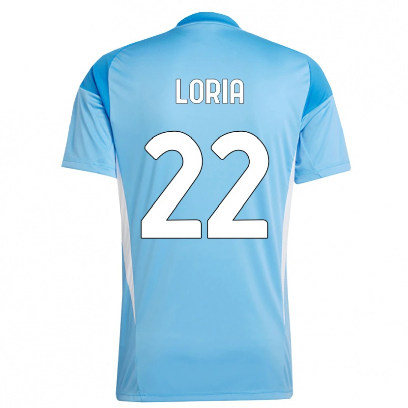 Danxen Męski Leonardo Loria #22 Błękitny Biały Koszulka Bramkarska 2025/26