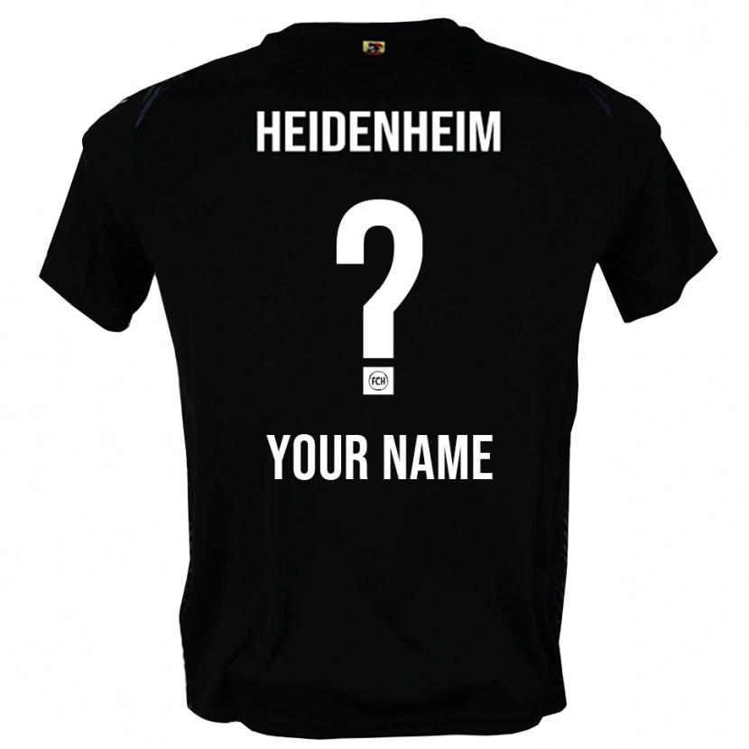 Danxen Męski 1. FC Heidenheim Ciemnoszary Czarny Koszulka Bramkarska 2025/26