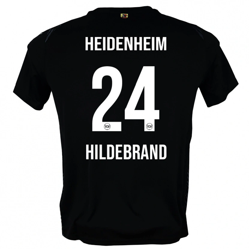 Danxen Męski Jan Hildebrandt #24 Ciemnoszary Czarny Koszulka Bramkarska 2025/26