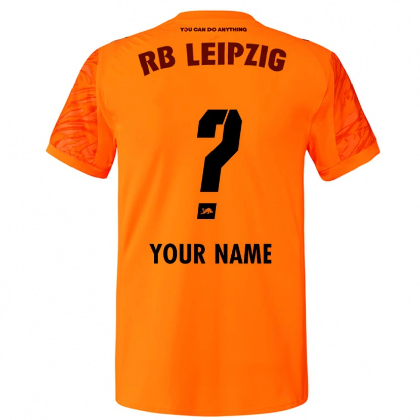 Danxen Męski RB Leipzig Pomarańczowy Czerwony Koszulka Bramkarska 2025/26