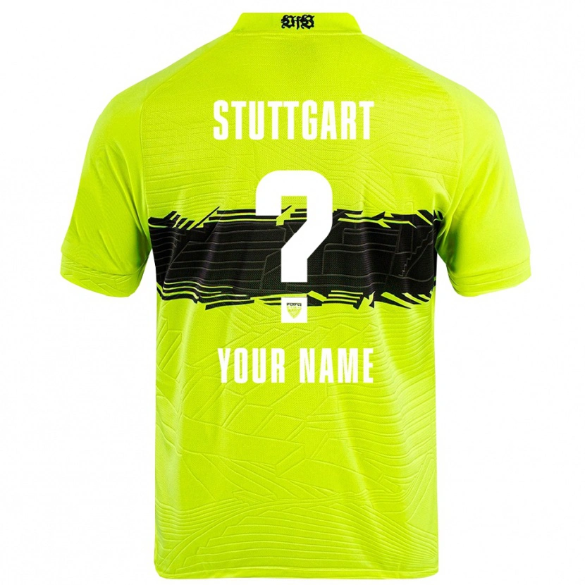 Danxen Męski VfB Stuttgart Zielony Żółty Czarny Koszulka Bramkarska 2025/26