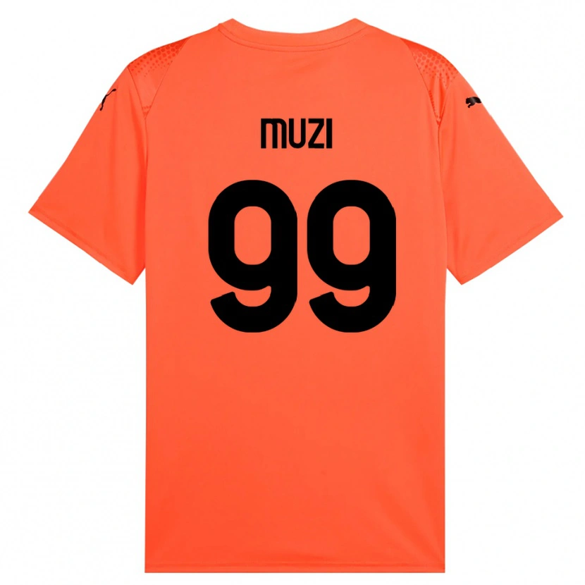 Danxen Męski Christian Muzi #99 Pomarańczowy Czarny Koszulka Bramkarska 2025/26