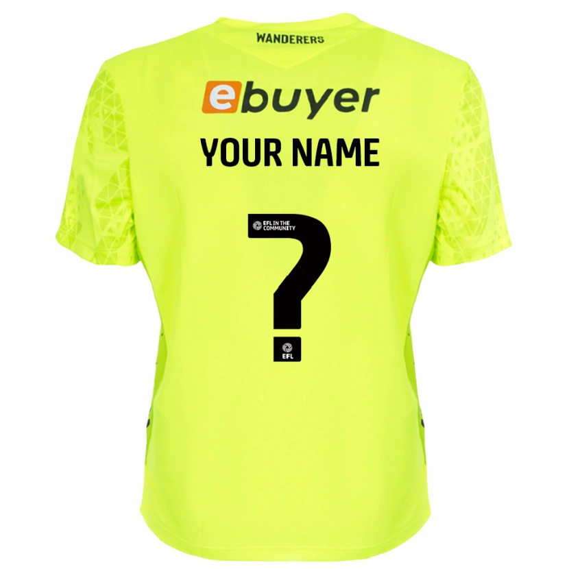 Danxen Męski Bolton Wanderers Fluorescencyjna Zieleń Koszulka Bramkarska 2025/26