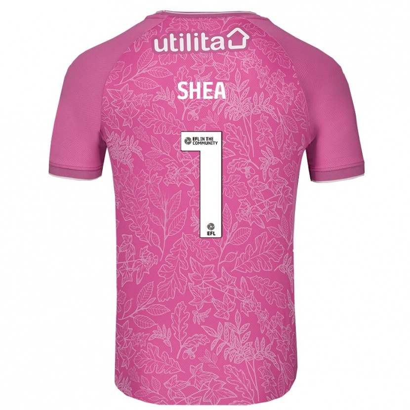 Danxen Męski James Shea #1 Czarny Różowy Koszulka Bramkarska 2025/26