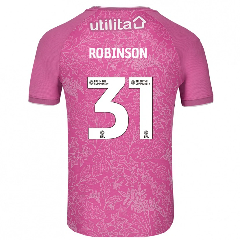 Danxen Męski Leah Robinson #31 Czarny Różowy Koszulka Bramkarska 2025/26