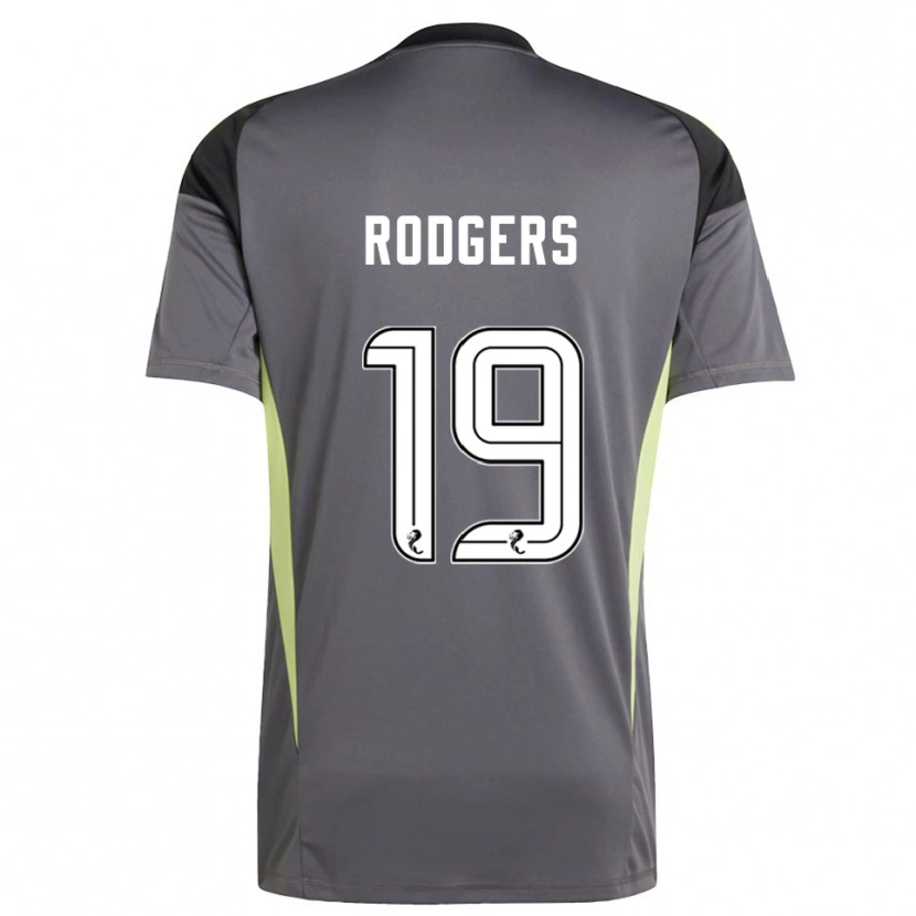 Danxen Męski Lisa Rodgers #19 Biały Szary Koszulka Bramkarska 2025/26