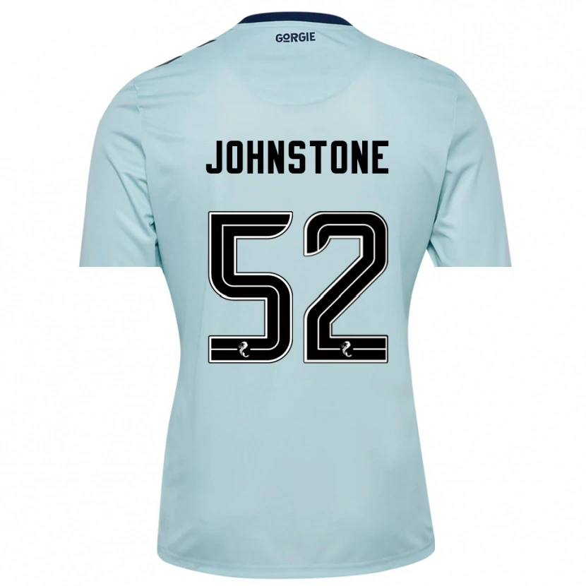 Danxen Męski Rachael Johnstone #52 Czarny Jasny Błękit Koszulka Bramkarska 2025/26