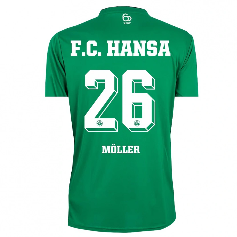 Danxen Męski Andreas Möller #26 Zielony Pomarańczowy Różowy Koszulka Bramkarska 2025/26