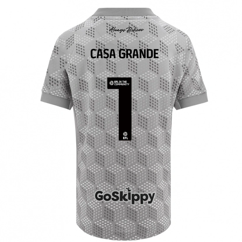 Danxen Męski Josey Casa-Grande #1 Czarno-Szary Koszulka Bramkarska 2025/26