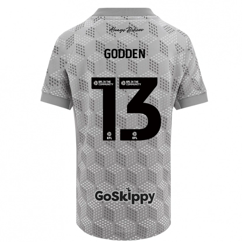 Danxen Męski Freddie Godden #13 Czarno-Szary Koszulka Bramkarska 2025/26