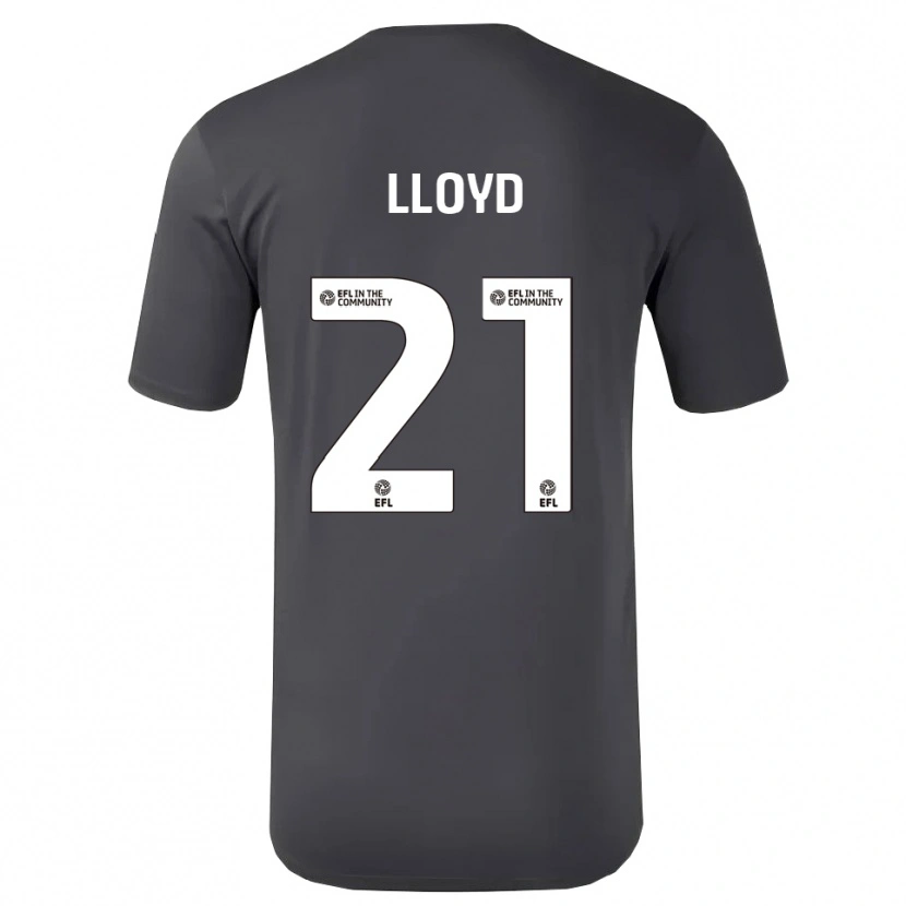 Danxen Męski Oliver Lloyd #21 Czarno-Biały Koszulka Bramkarska 2025/26