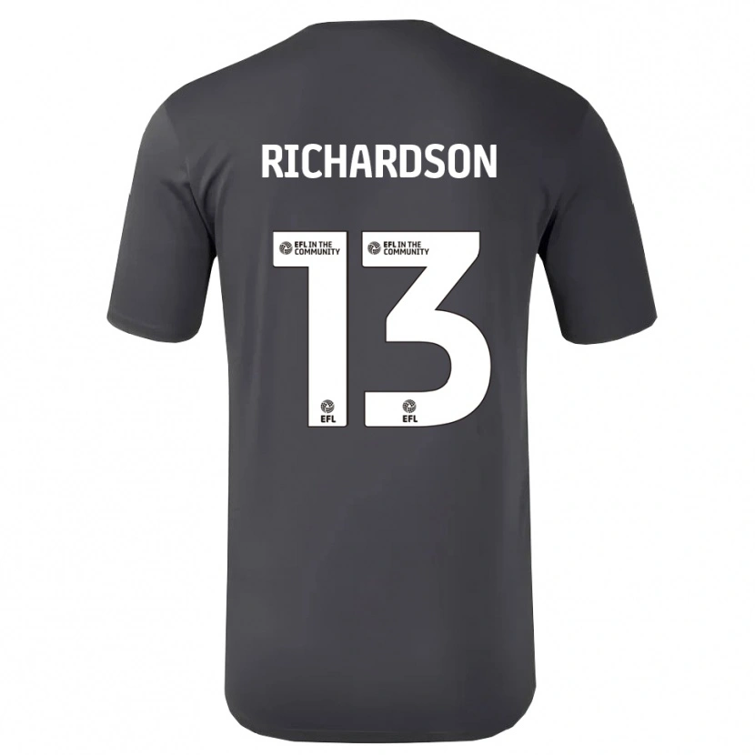 Danxen Męski Joseph Richardson #13 Czarno-Biały Koszulka Bramkarska 2025/26