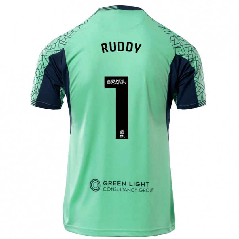 Danxen Męski Jack Ruddy #1 Czarno-Niebieski Wodny Koszulka Bramkarska 2025/26