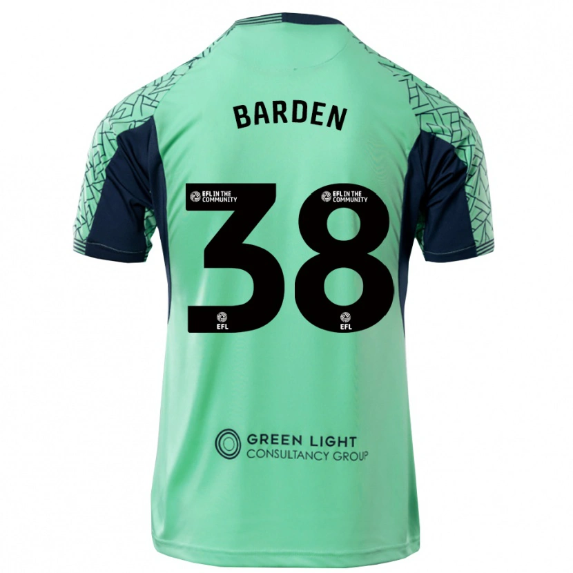 Danxen Męski Daniel Barden #38 Czarno-Niebieski Wodny Koszulka Bramkarska 2025/26