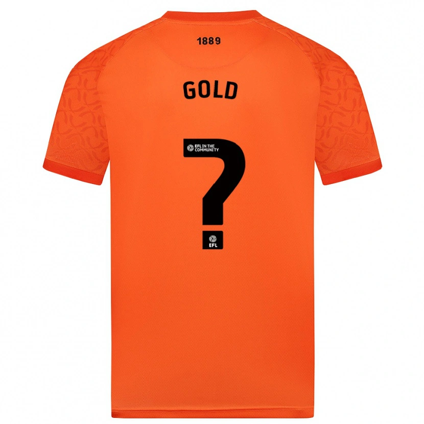 Danxen Męski Ethan Gold #0 Czarno-Pomarańczowy Koszulka Bramkarska 2025/26